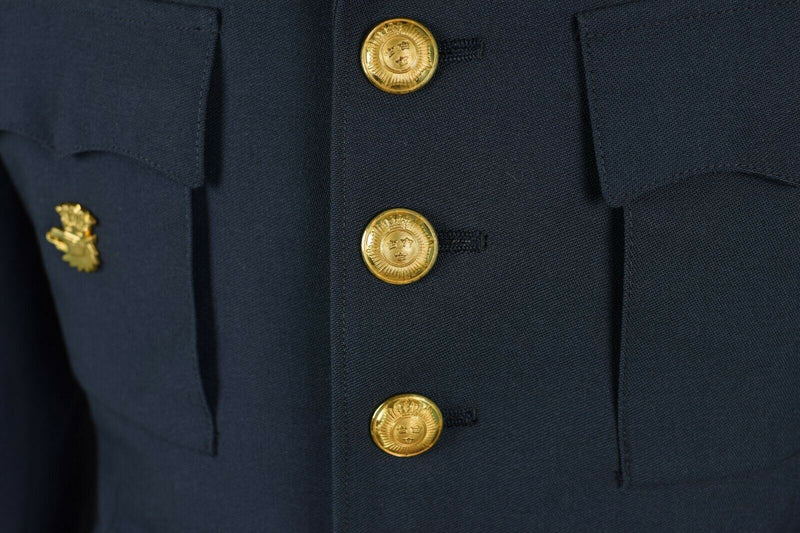 Echt Zweeds leger infanterie blauw parade uniform Zweden militaire kledingjas