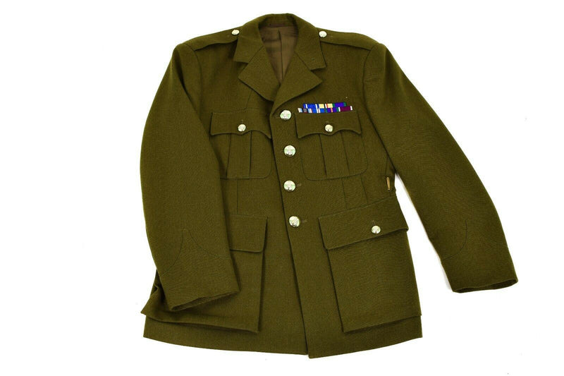 Echte Britse legeruniform Olijf Khaki Formele jas OD Militaire kwestie