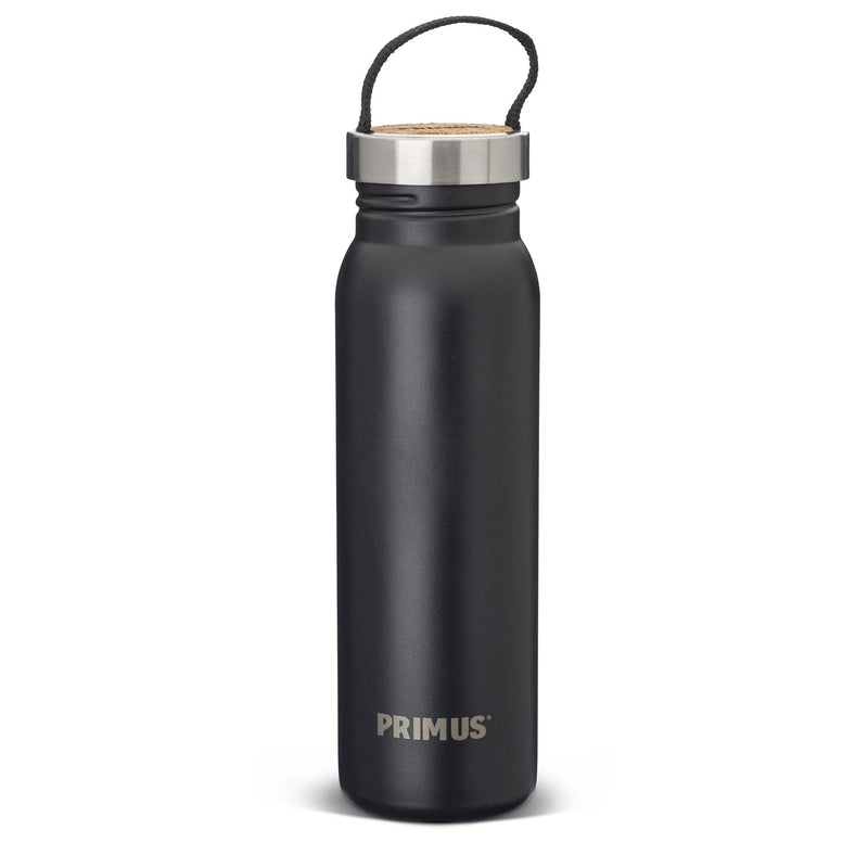 Primus Klunken Bottle 700 ml roestvrij staal zwart poeder gecoate schroef op kurk