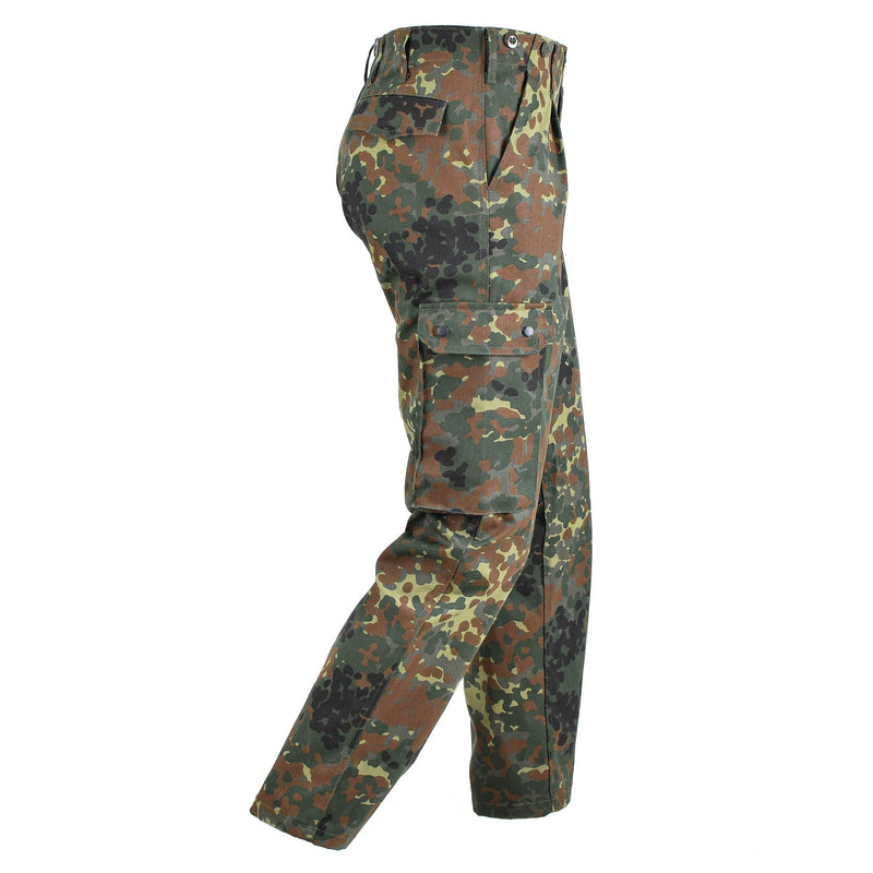 Duitse militaire stijl Veld Laadbroek Flecktarn Camo Combat Army Acu -broek