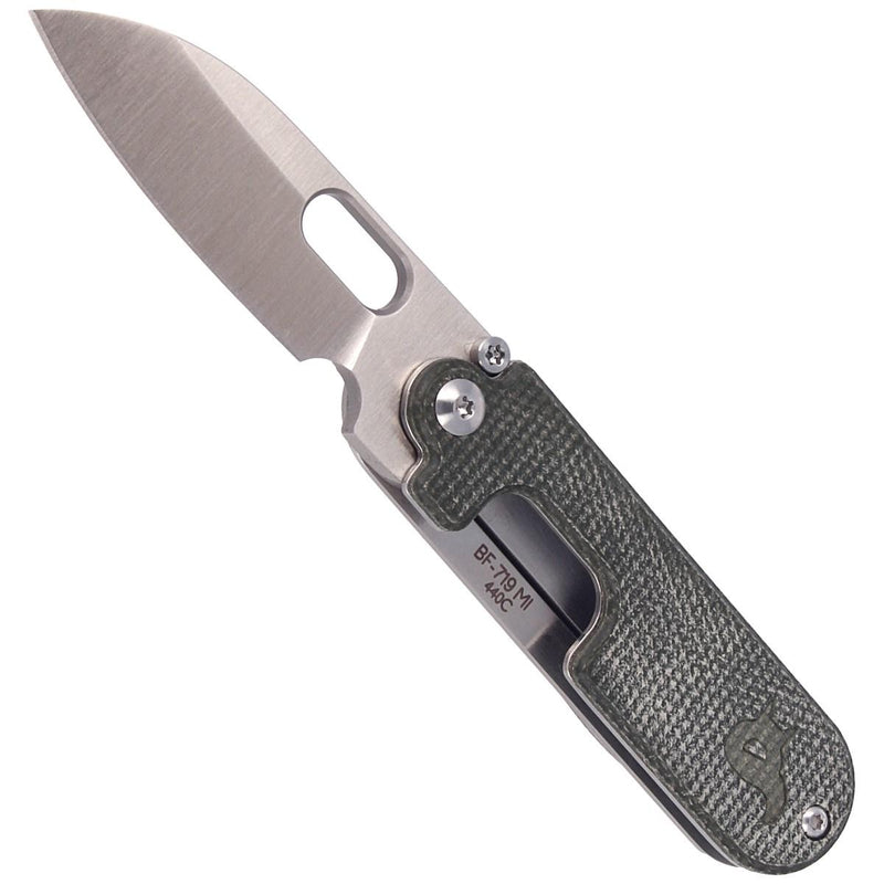 Fox Knives Brand Bean Gen2 Vouwzak mes Satin gecoat 440c roestvrij staal