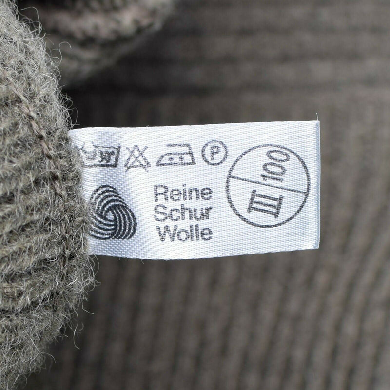 Origineel Oostenrijkse leger alpine pullover gebreide trui olijf od wol nieuw