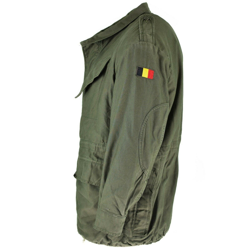 Echte Belgische legerveldjack M64 Militaire katoen waterdichte Parka Olive OD