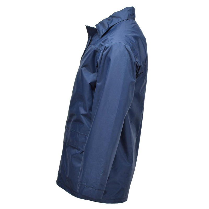 Originele Britse RAF -jas Waterdicht vies Parka Lined Raincoat Blue