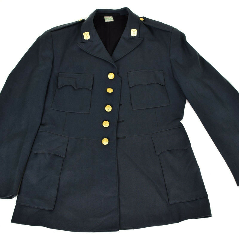 Echt Zweeds leger infanterie blauw parade uniform Zweden militaire kledingjas