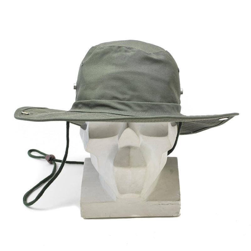 Mfh merk militaire stijl bush hoed olijf zomer jungle panama bucket cap nieuw