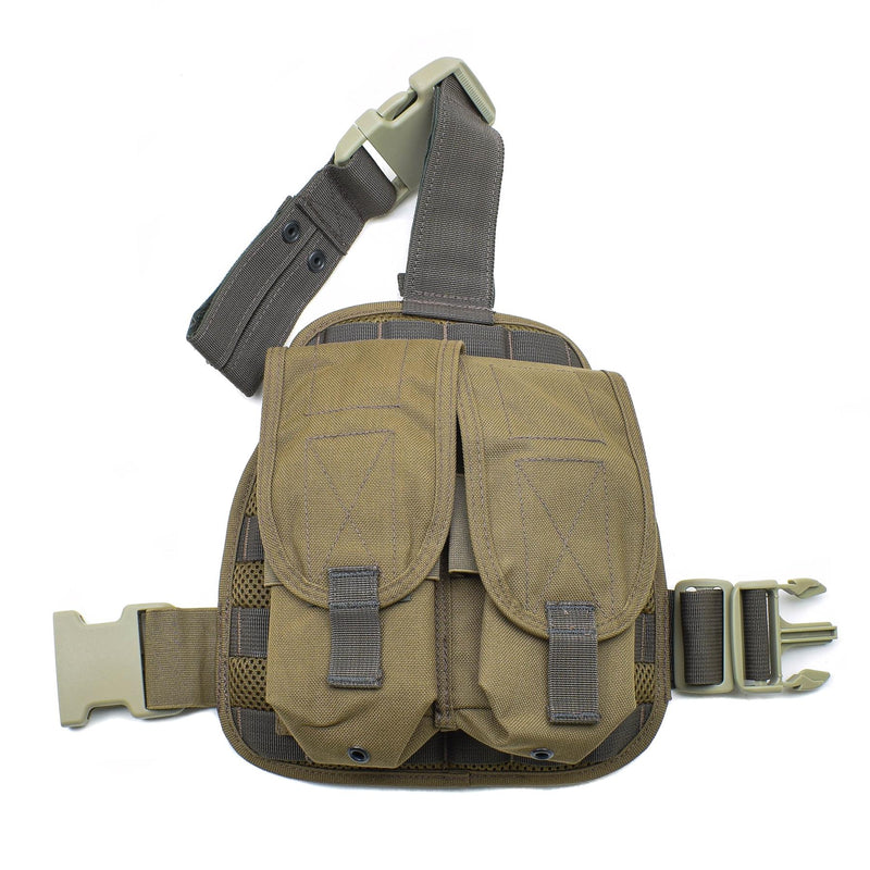 Origineel Nederlands militair druppelplatform Nylon Coyote Molle 2 Magazine Pouches