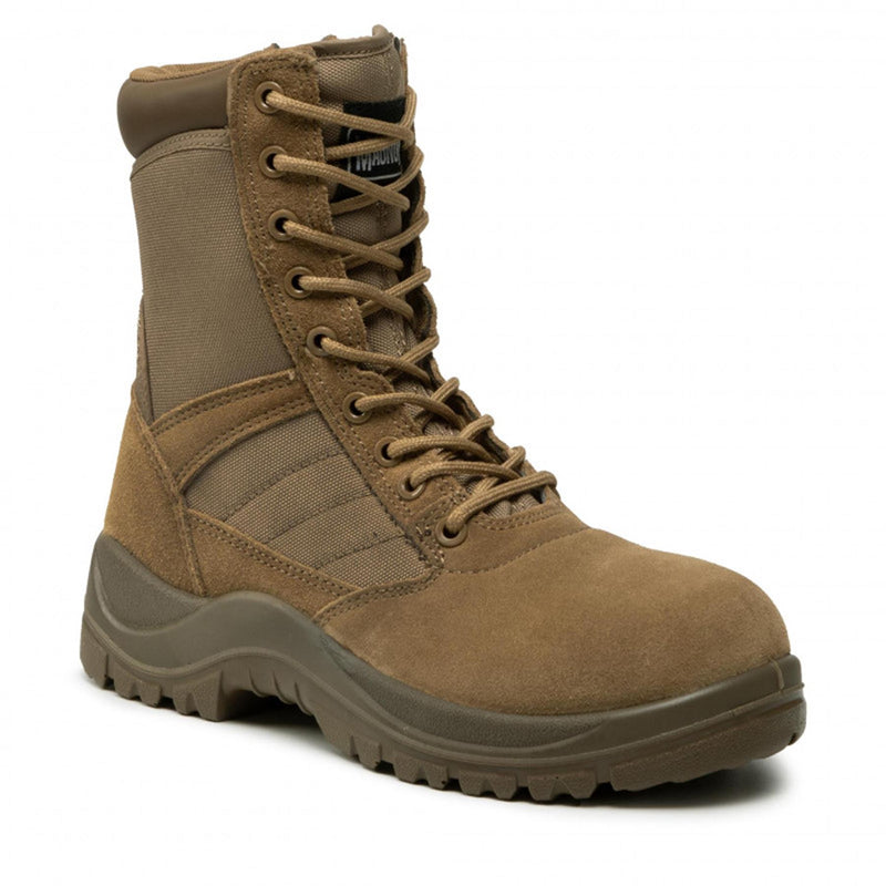 Hi-tec wandelschoenen magnum centurion 8.0 coyote tactische schoenen aan de zijkant nieuw