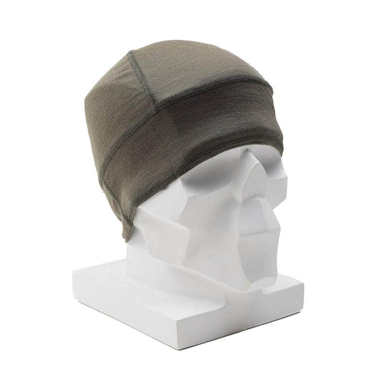 Blochl Brand Militaire stijl Merino Wool Beanie Ademend Watch Hat Olive Nieuw