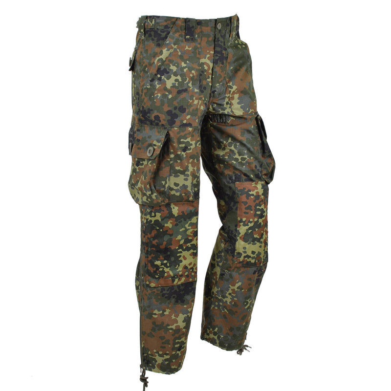 Mil-tec merk militaire stijl flecktarn bdu commando broek lichtgewicht ripstop