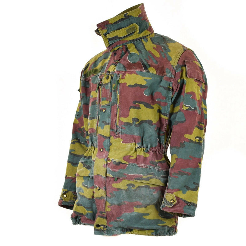 Origineel Belgisch leger Militaire gevechten M90 Field Jacket Parka Jigsaw Camo Surplus