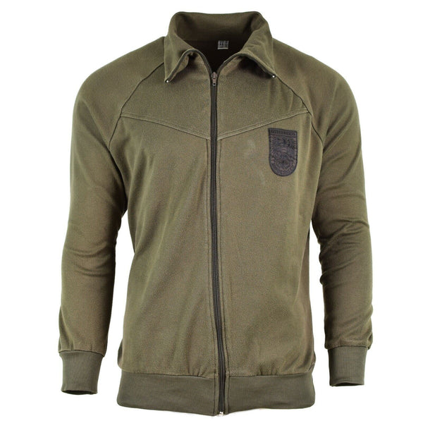 Echt Oostenrijkse leger training trainingspak top jas militaire sport vintage