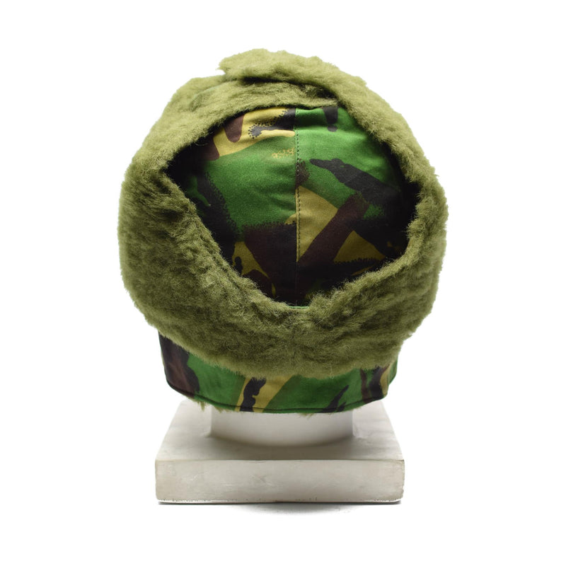 Authentieke Britse legerkrachten Winterhoed vouwen oren DPM Woodland camouflage