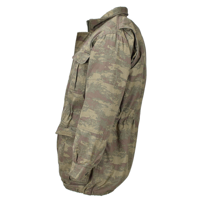 Originele Turkse militaire parachutisten Jacket Parka Camo Ripstop Lined Army