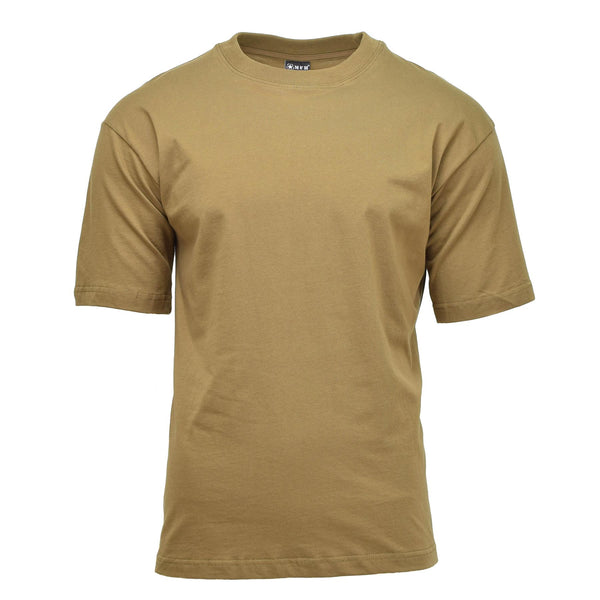 MFH U.S. Military-stijl T-shirt Undershirt Sturdy Lightweight Ademende coyote