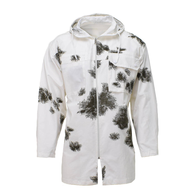 A.Blochl Duitse legerstijl Jas Sneeuw Camo omkeerbare Outer Uniform Layer Nieuw