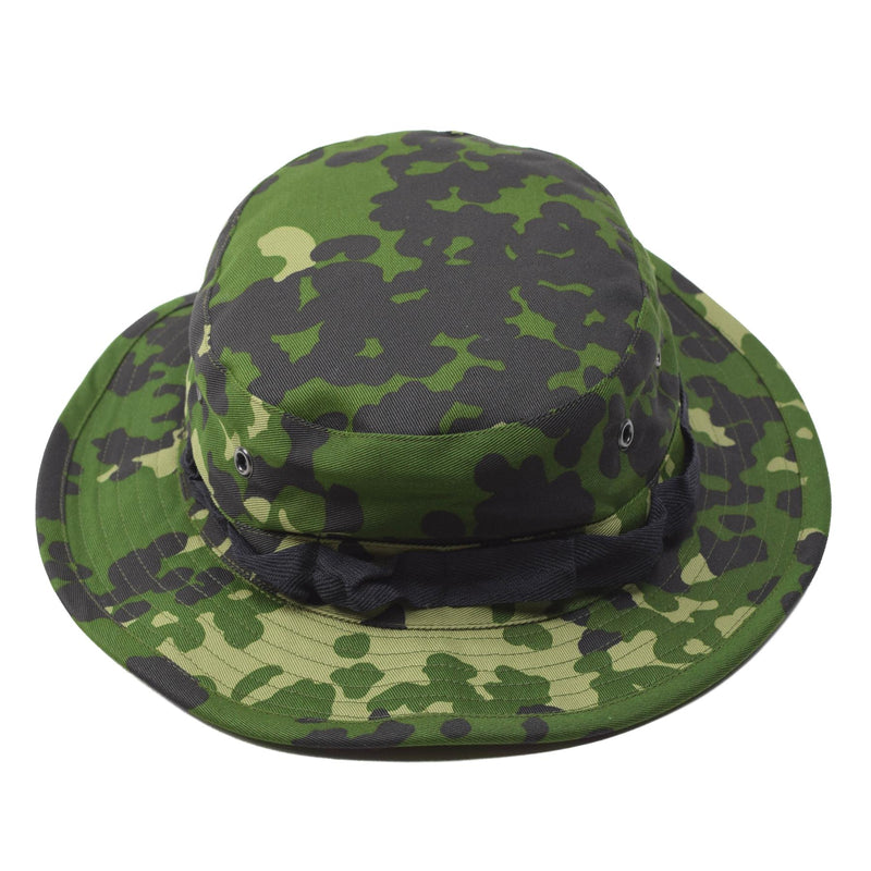 Originele Deense militaire M84 Camo boonie hoed zomer tropische pet brede rand nieuw