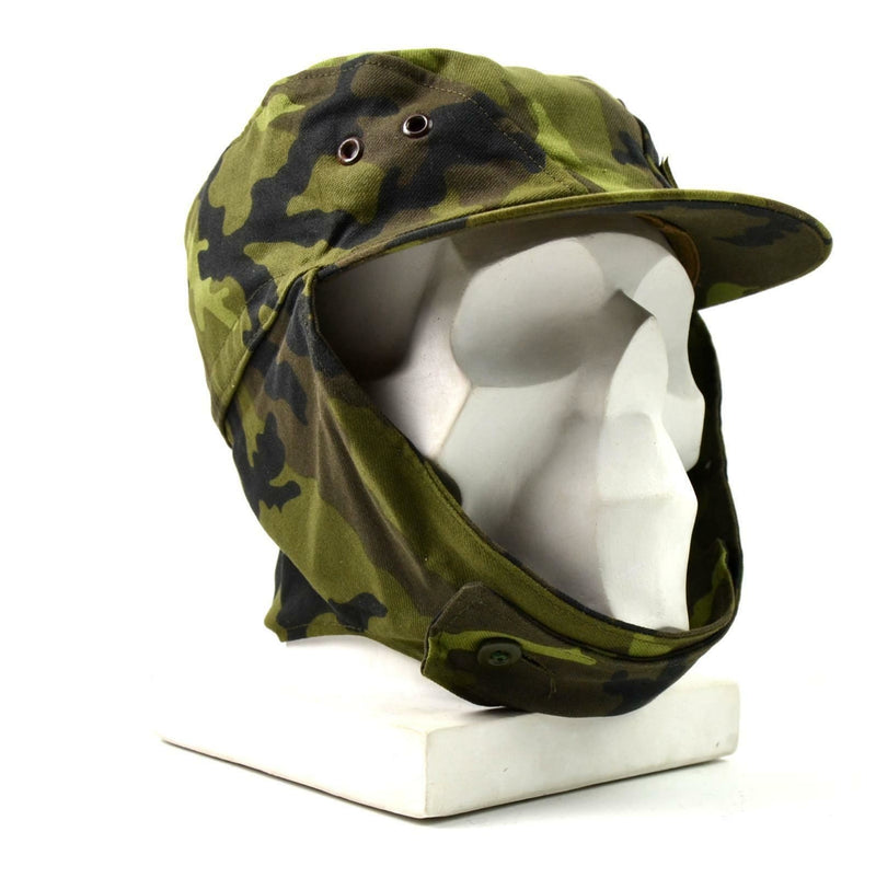 Originele Tsjechische leger militaire cap m 95 camo cz field combat hoed bos nieuw