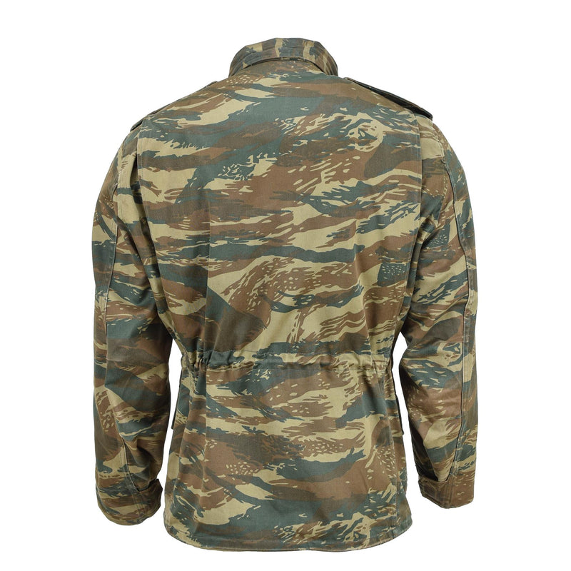 Echte Griekse leger veldjack Griekenland militaire shirts hagedis camouflage surplus