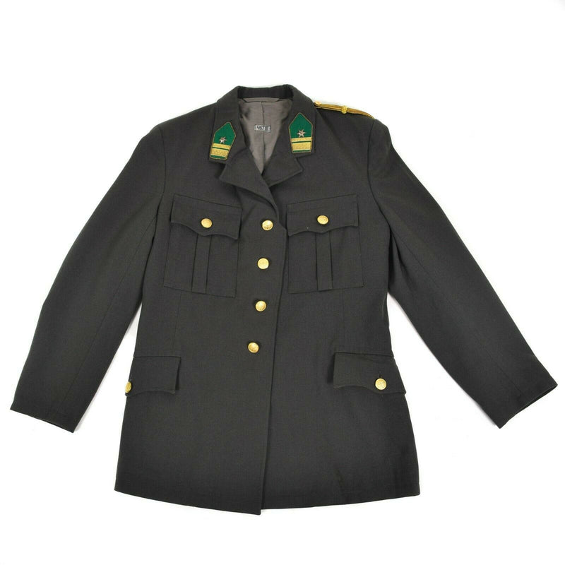 Echt Oostenrijkse legeruniform Formele jas Grijs Oostenrijk Militair probleem