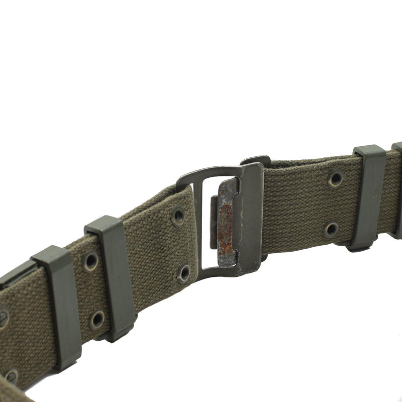 Originele Franse leger Webbing Belt Famas Olive OD Webgordel Frankrijk Militair