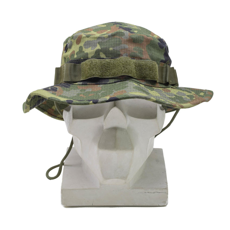 Tacgear -merk Duitse militaire stijl boonie hat flecktran camo wide ripstop