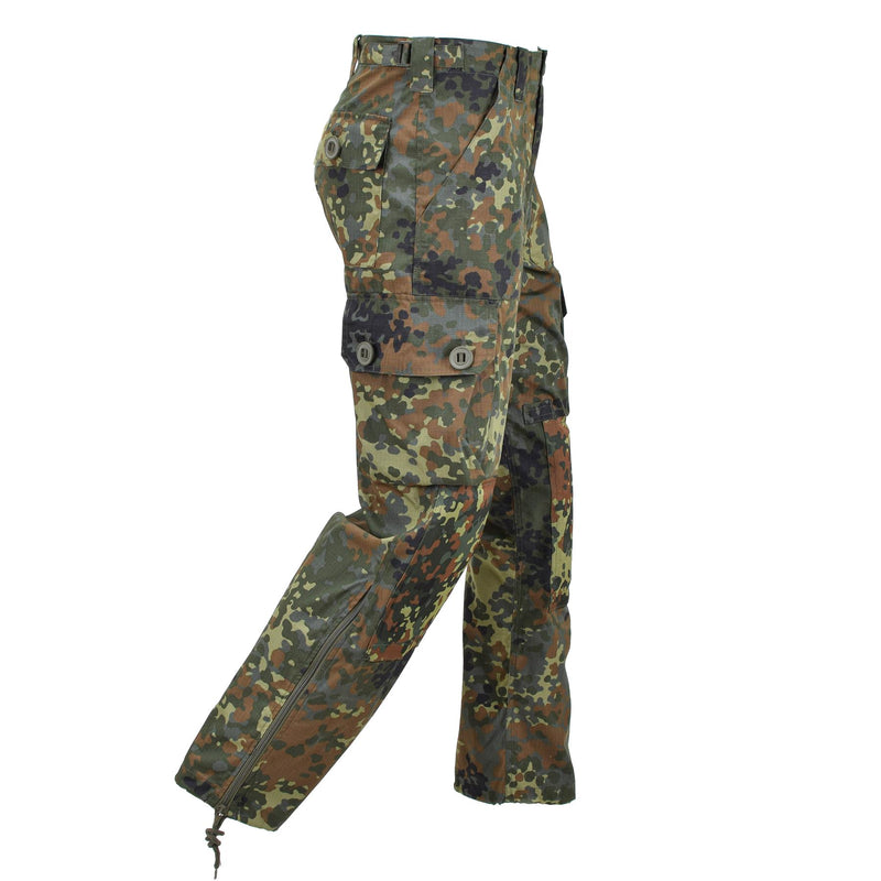 Mil-tec merk militaire stijl flecktarn bdu commando broek lichtgewicht ripstop