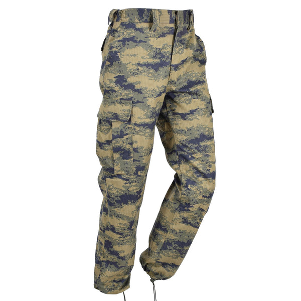 Originele Turkse leger blauwe digitale camo tactische broek ripstop gevechts broek