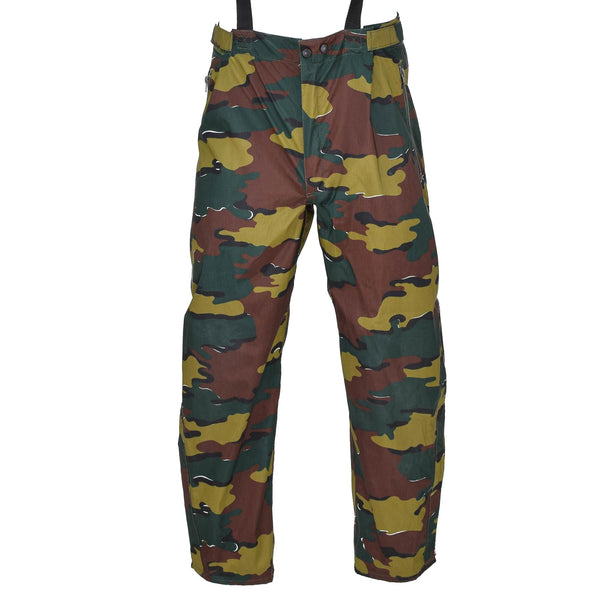 Originele Belgische militaire waterdichte broek Jigsaw Camo Seyntex regenbroek