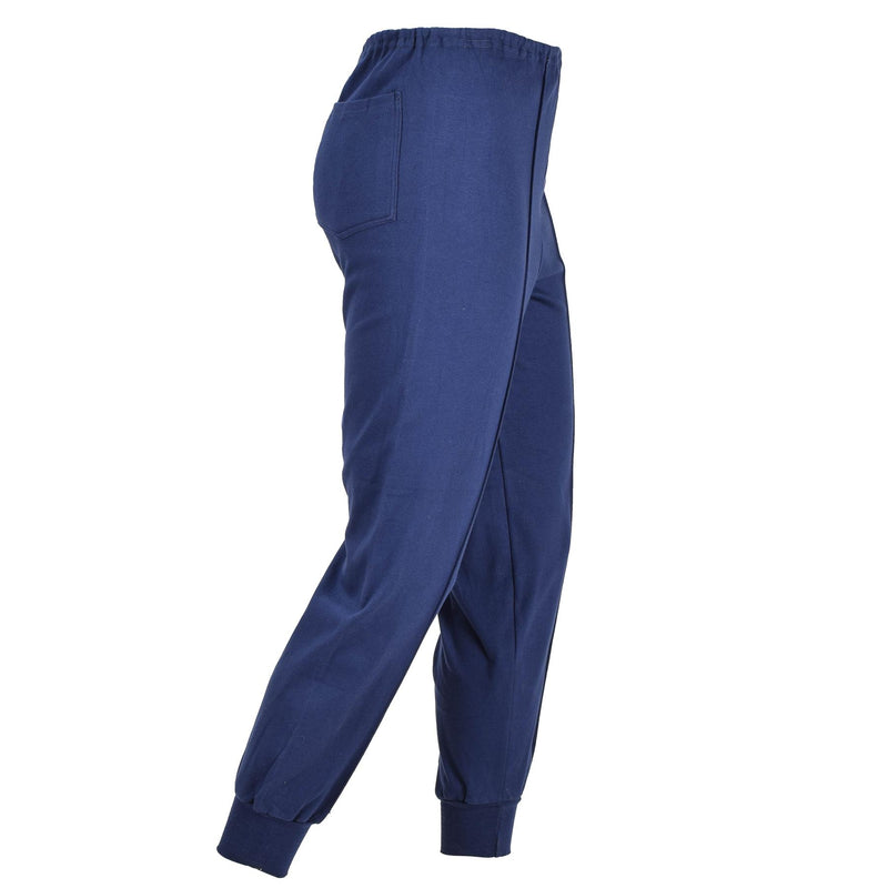 Originele Italiaanse luchtmacht Sport Blue Sweatpants Activewear Vintage broek Nieuw