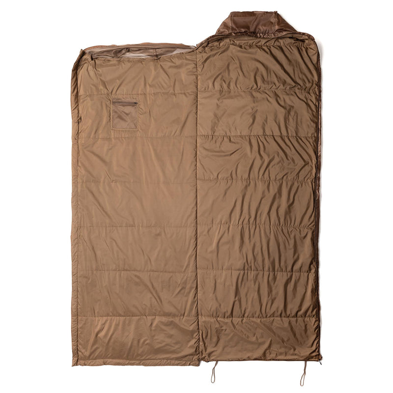 Snugpak Sleeping Bag 220cm Integrated Mosquito Net Compression Bag Coyote