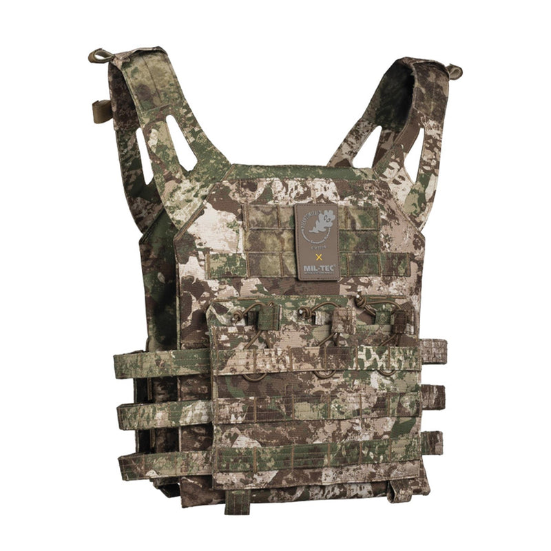 MIL-TEC Army Plate Carrier Gen II Camouflage Vest PVC gecoate comfortabele molle