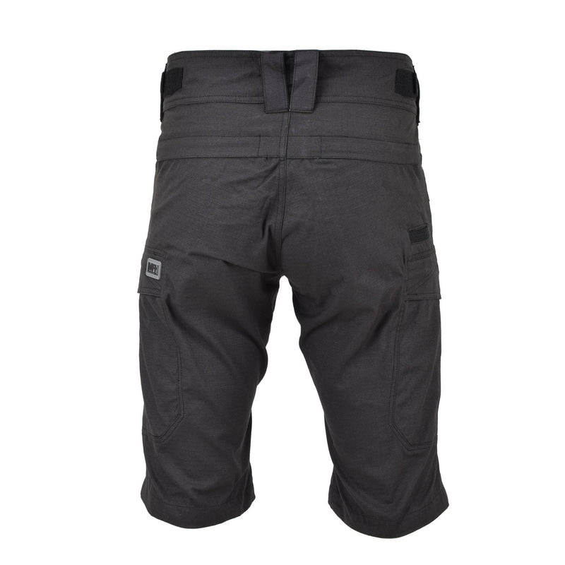 MFH merk militaire stijl shorts Bermuda zwart stevige katoenen ripstop uniform nieuw