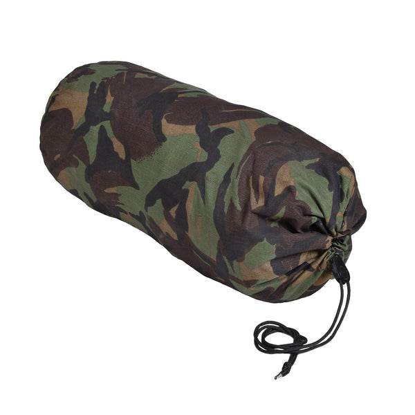 Oorspronkelijke Nederlandse militaire camo -compressie opbergtas waterdichte camping