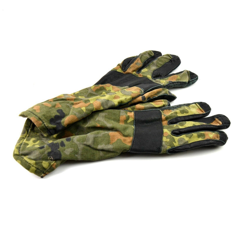 Echt Duits leger flecktarn camo gevechtshandschoenen bw militaire kwestie Alles doel