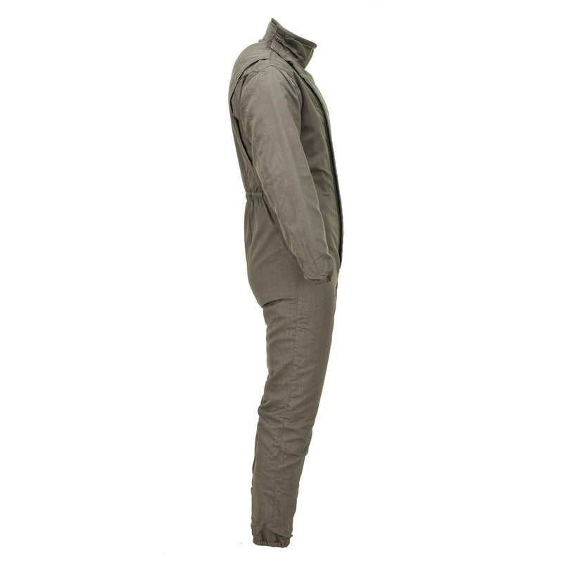 Origineel Franse militaire coverall monteurpak uitgegeven elastische taille olijf