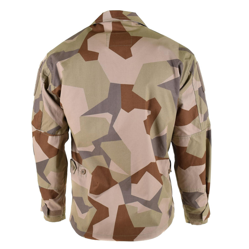 Echt Zweeds leger M90 Jacket Desert Camo Field Troops Lichtgewicht shirt nieuw