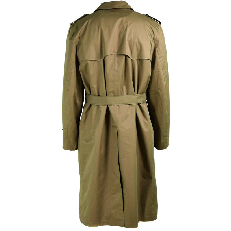 Originele Nederlandse Army Trench Coat Mens Khaki formele officier jas met voering nieuw