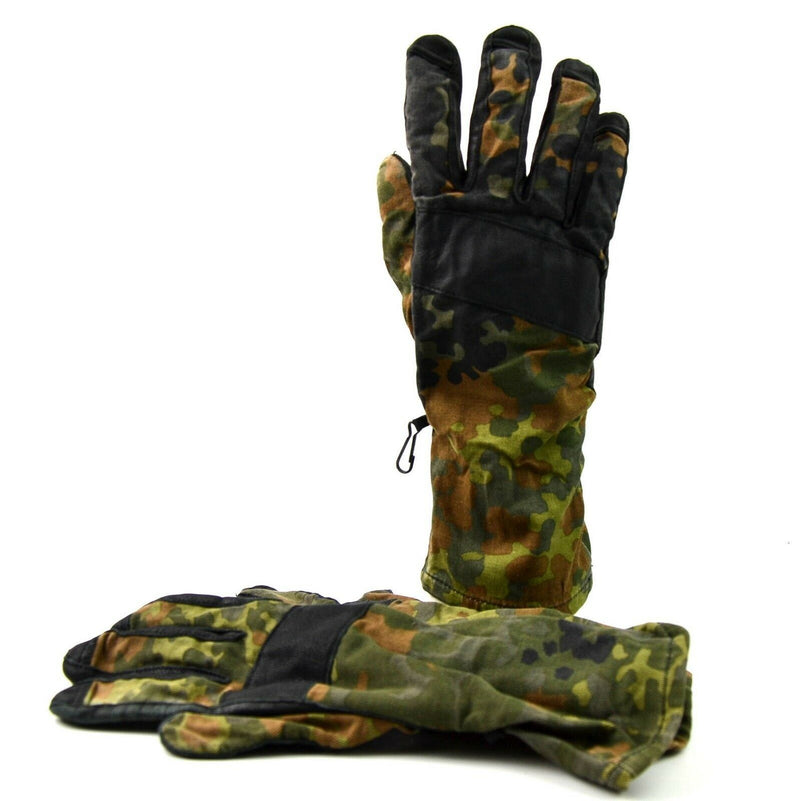 Echt Duits leger flecktarn camo gevechtshandschoenen bw militaire kwestie Alles doel