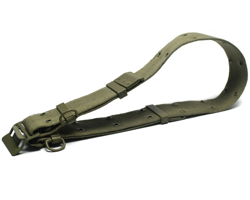 Originele Franse leger Webbing Belt Famas Olive OD Webgordel Frankrijk Militair nieuw