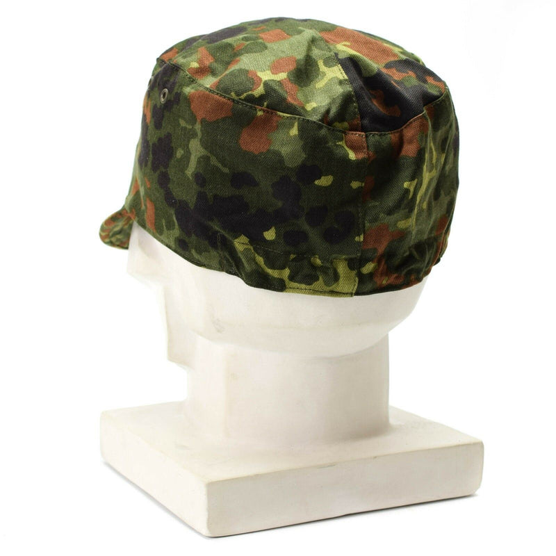 Echte originele Duitse leger Air Force Cap Flecktarn Camo Peak Hat Militair nieuw