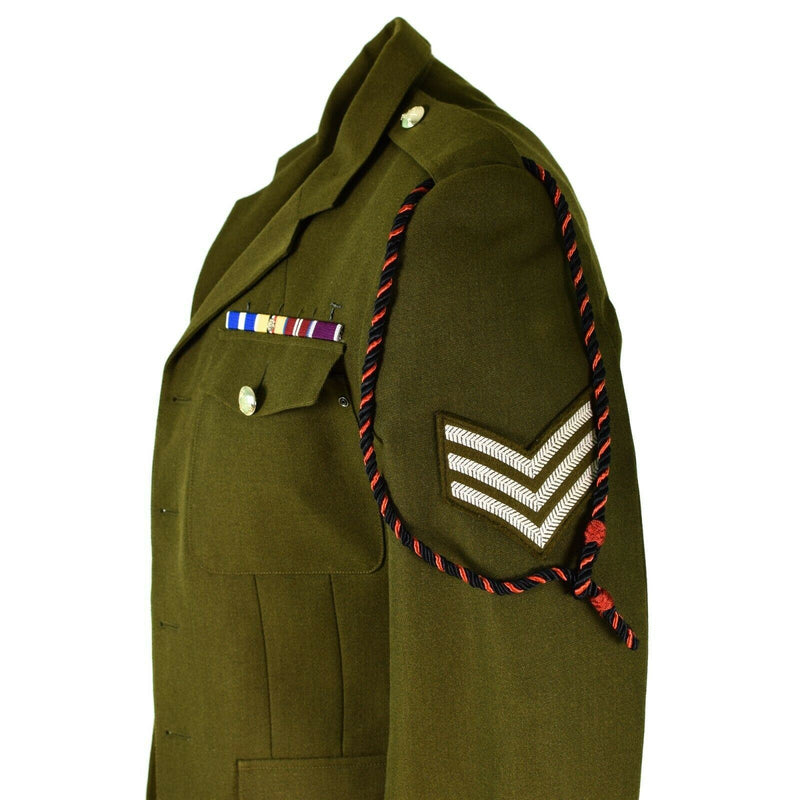 Echte Britse legeruniform Olijf Khaki Formele jas OD Militaire kwestie