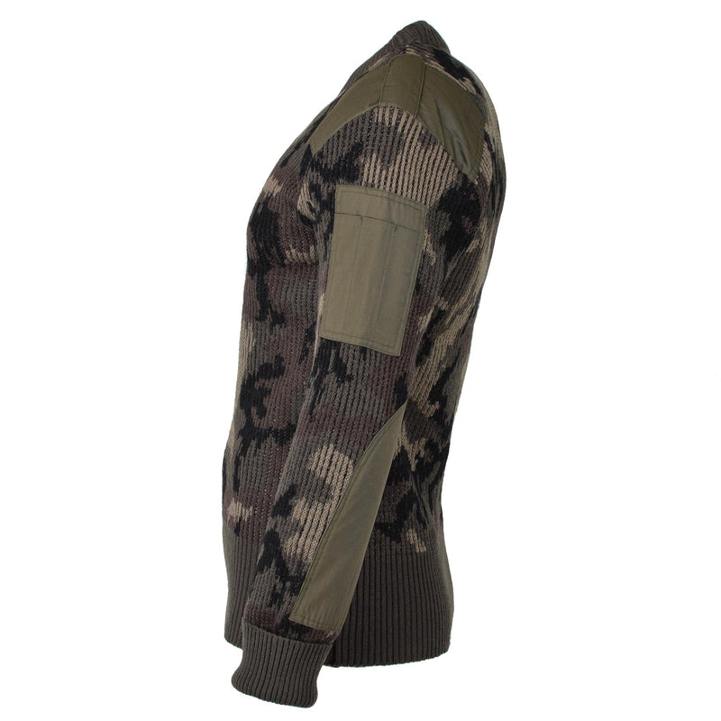 Originele Chileense leger trui trui camouflage camouflage bodywarmer gebreide jumper nieuw