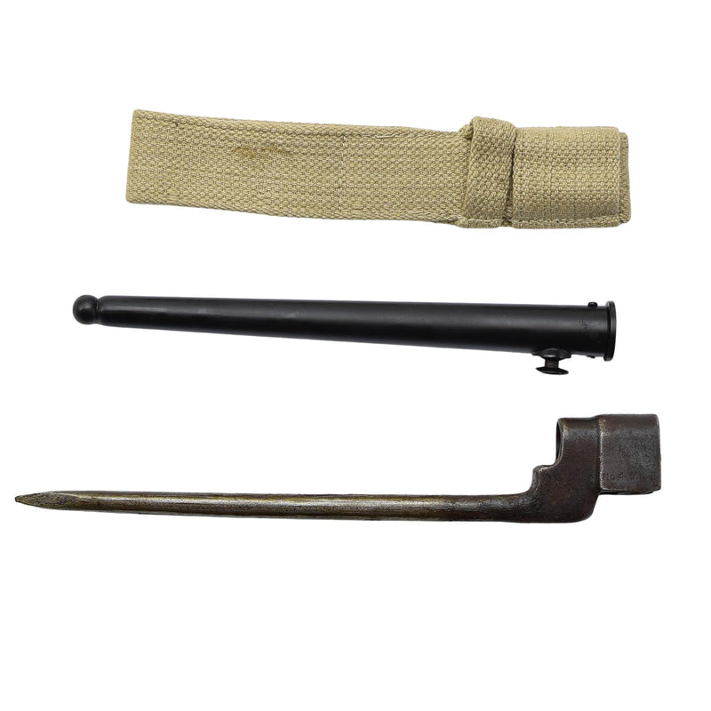 Originele Britse militaire spike bayonet schede kikker gevechts mes mes schede nieuw