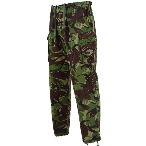 Originele Britse legerbroek gematigd DMP Woodland Combat BDU -broek Surplus