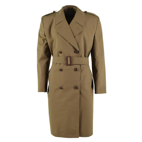 Origineel Nederlands leger formele trenchcoat bruin militair surplus officier jas nieuw