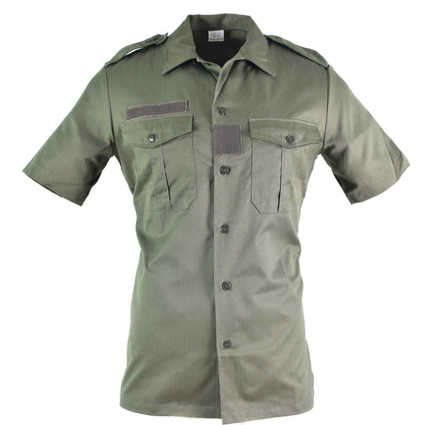 Origineel Frans leger Olive OD shirt korte mouwen F2 t-shirts nieuw