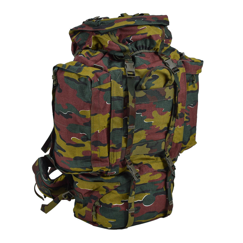 Originele Belgische militaire 120L tactische rugzakp jigsaw camo waterdichte tas nieuw