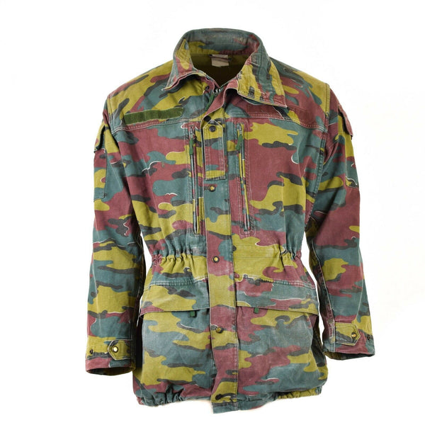 Origineel Belgisch leger Militaire gevechten M90 Field Jacket Parka Jigsaw Camo Surplus