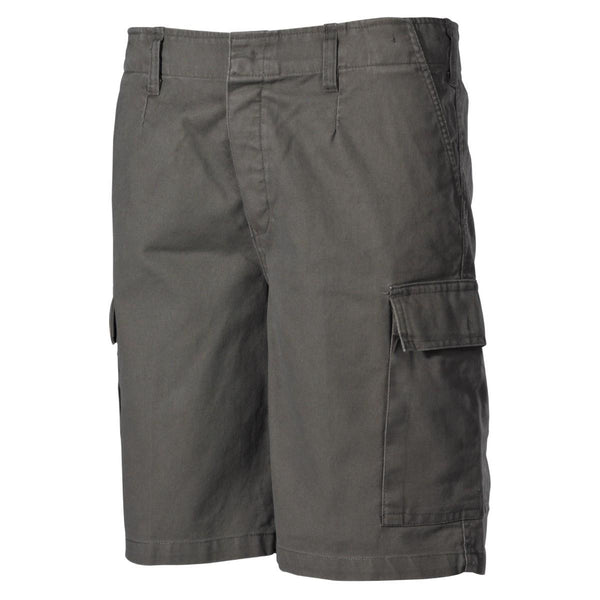 MFH merk Duitse militaire stijl Bermuda shorts olijf ripstop katoen stevig nieuw